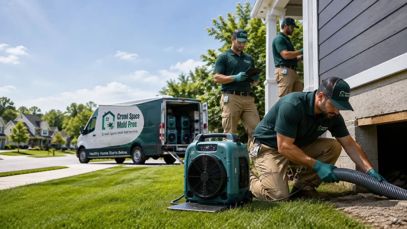 Crawl Space Mold Removal in Upsala, MN